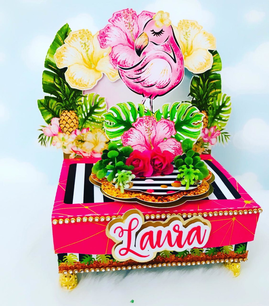 Arquivo de corte Flamingo tropical 01 - Imagem 2