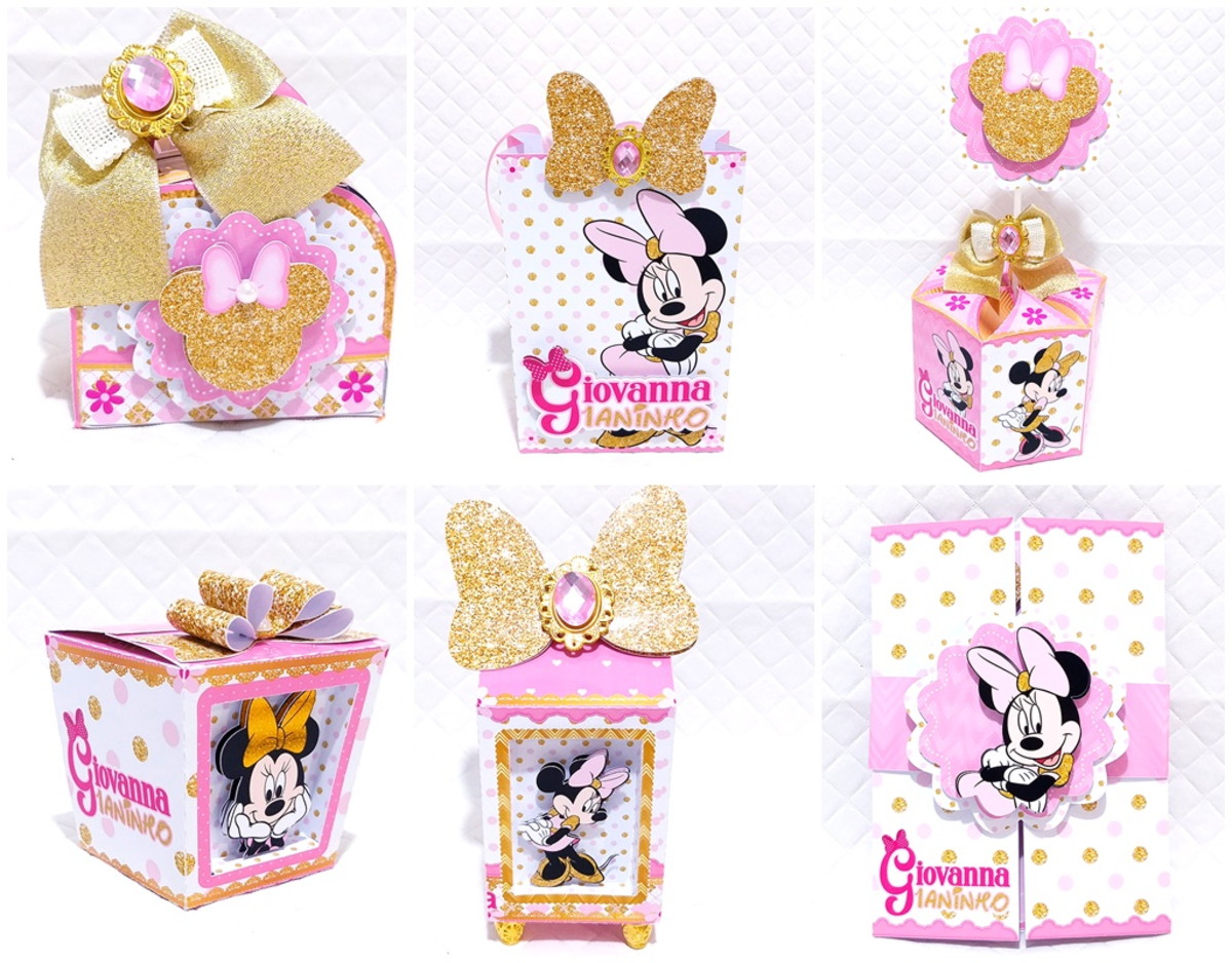 Arquivo de Corte Minnie Rosa Luxo 01
