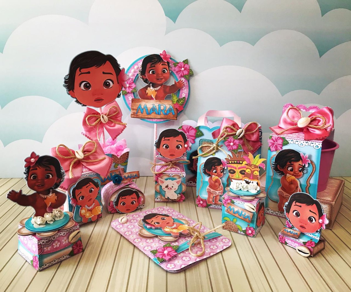 Arquivo de Corte Combo Moana Baby Studio pdf 7 - Imagem 2