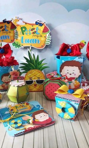 Arquivo de Corte Pool Party Menino em Studio/pdf e Png