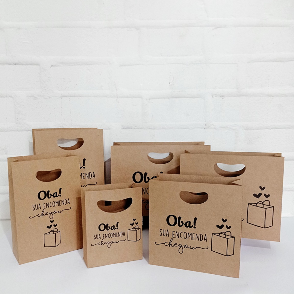 Arquivo de Corte Sacolas para Cliente pdf e Studio - Imagem 2