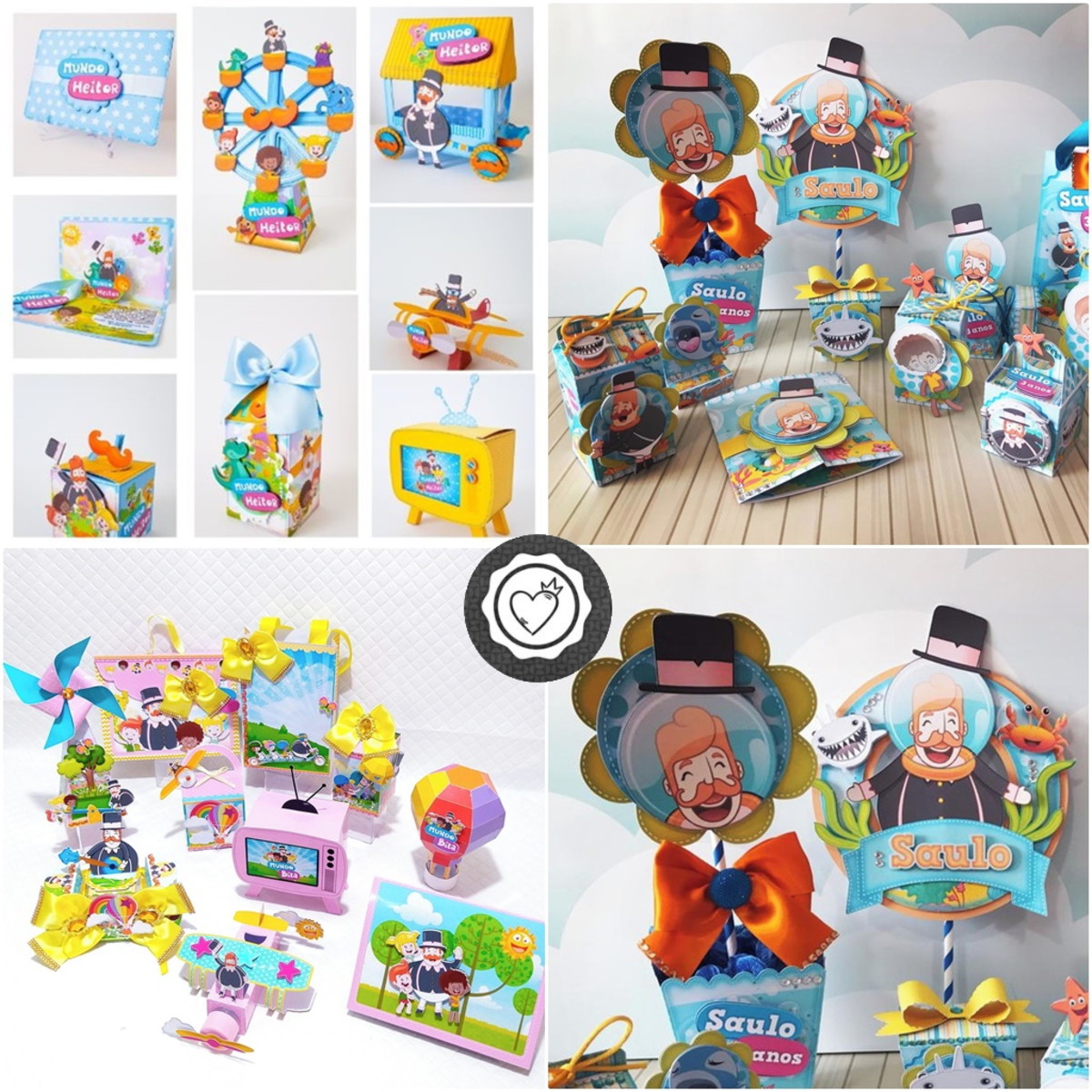 Arquivos de Corte 3 Kits Mundo Bita - Imagem 2