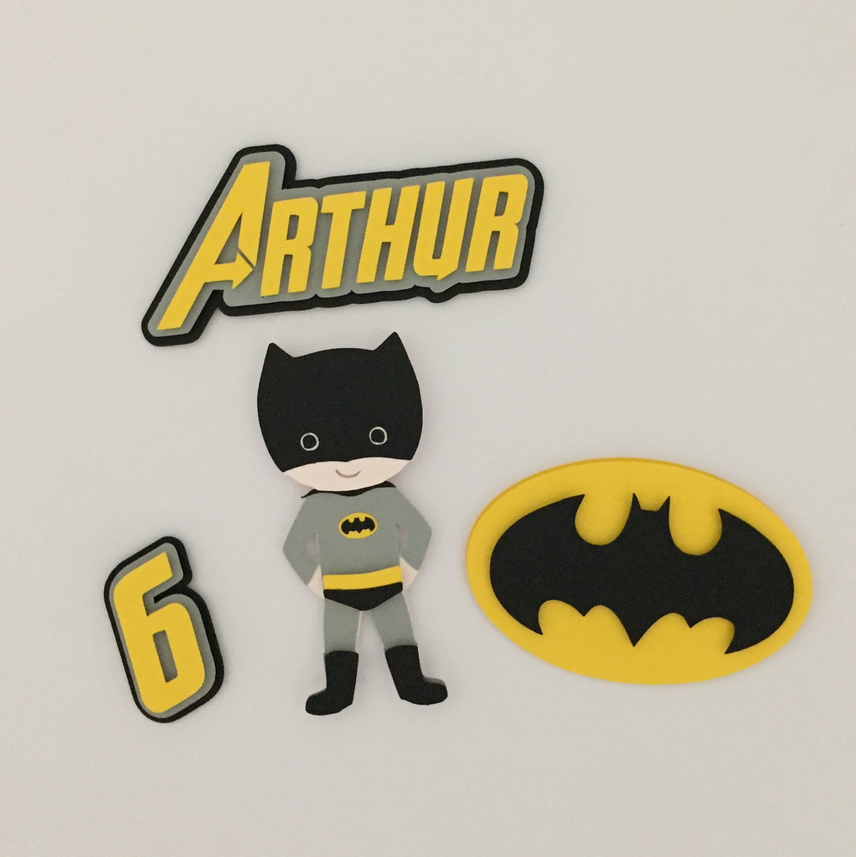 Arquivo de corte topo bolo batman cute