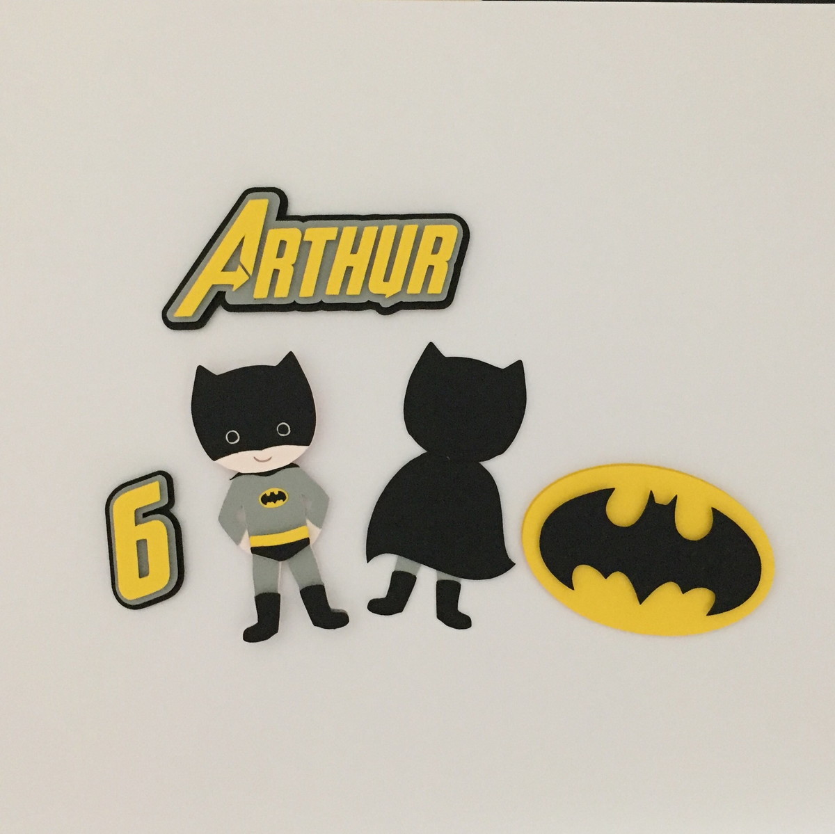 Arquivo de corte topo bolo batman cute - Imagem 2