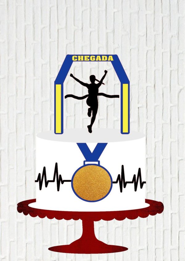 Arquivo de Corte Topo Corrida Maratona Feminino