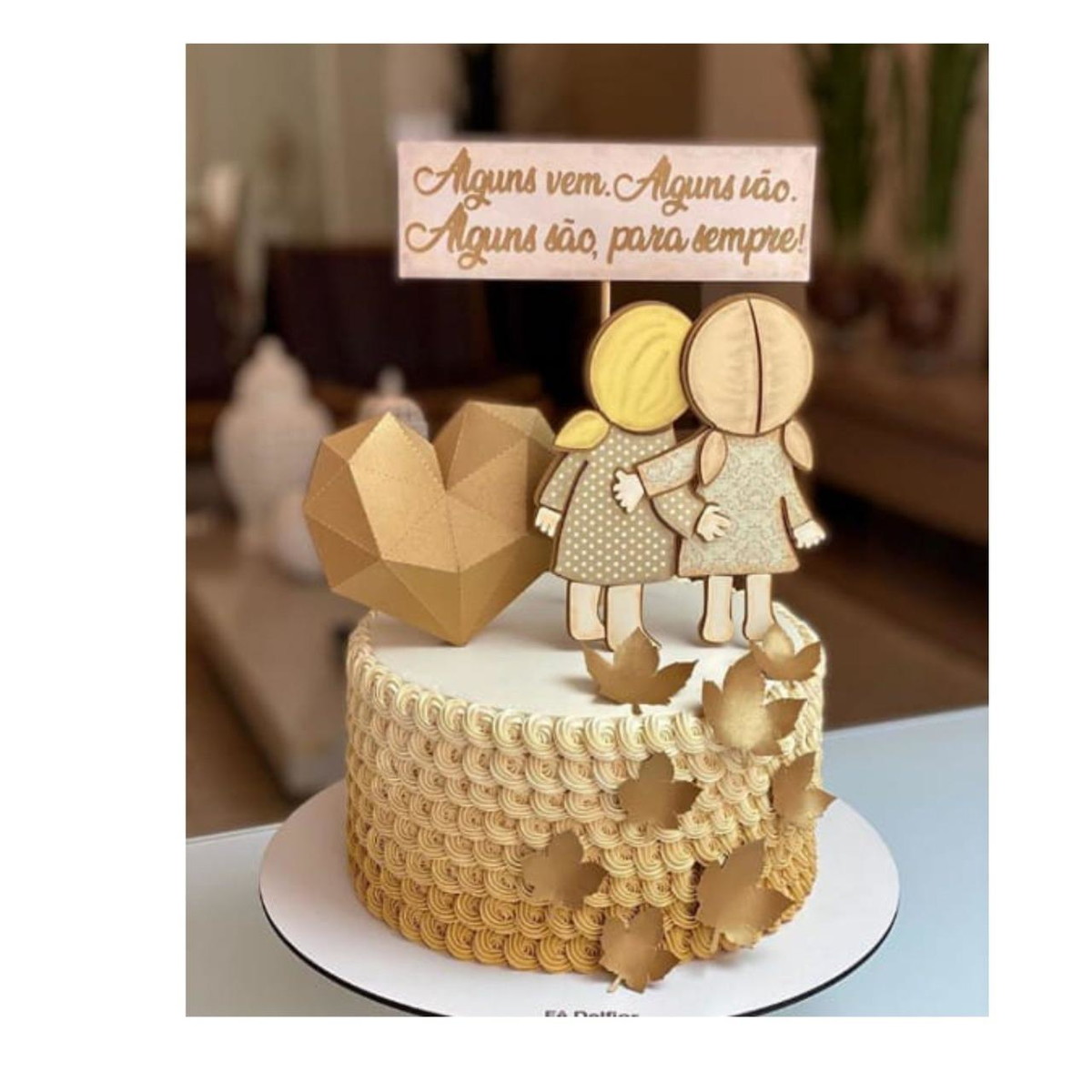 Arquivo De Corte Topo De Bolo Amigas