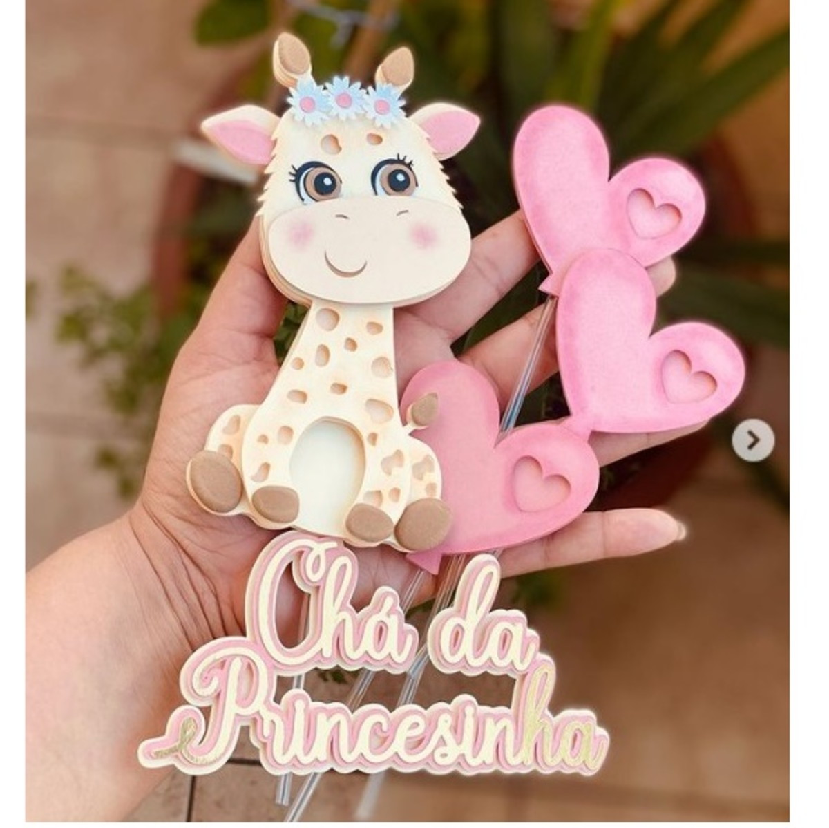 Arquivo de Corte Topo de Bolo Chá de Bebe