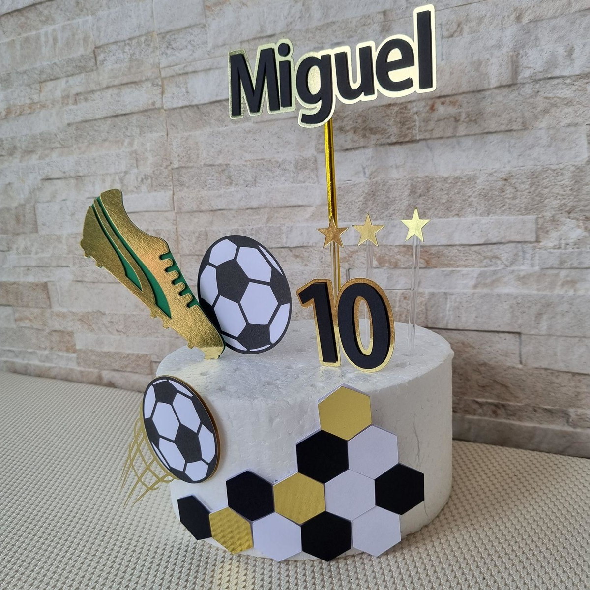 Combo + Arquivo de Corte - Topo de Bolo - Futebol - Imagem 4