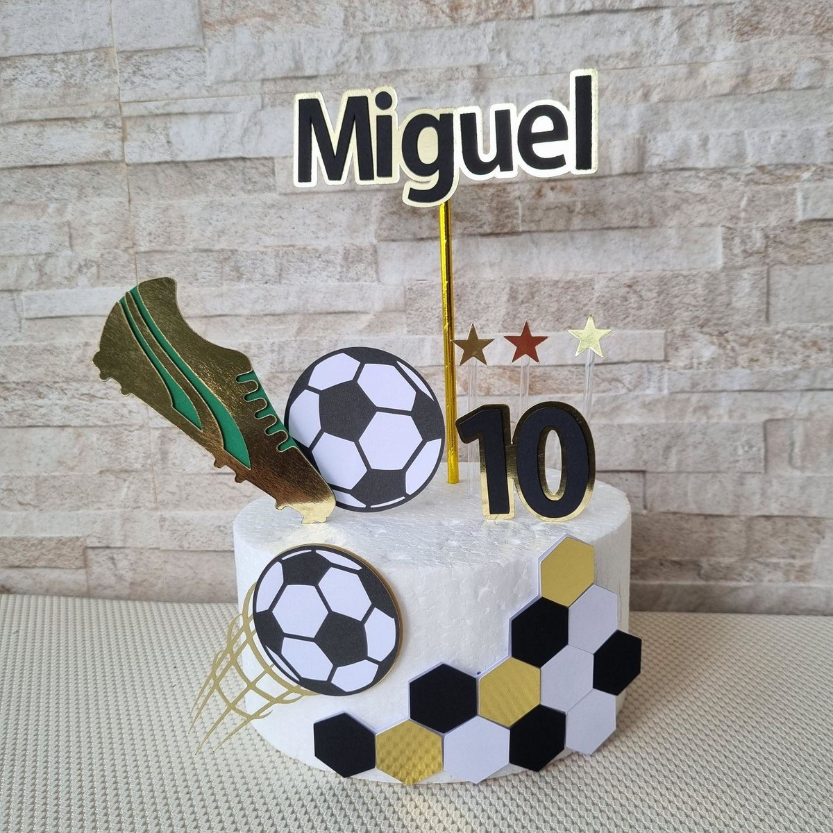 Combo + Arquivo de Corte - Topo de Bolo - Futebol