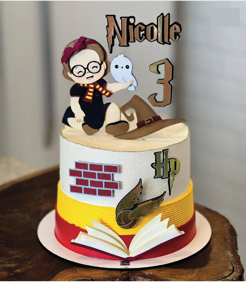 Arquivo de Corte Topo de Bolo Hermione Harry Potter