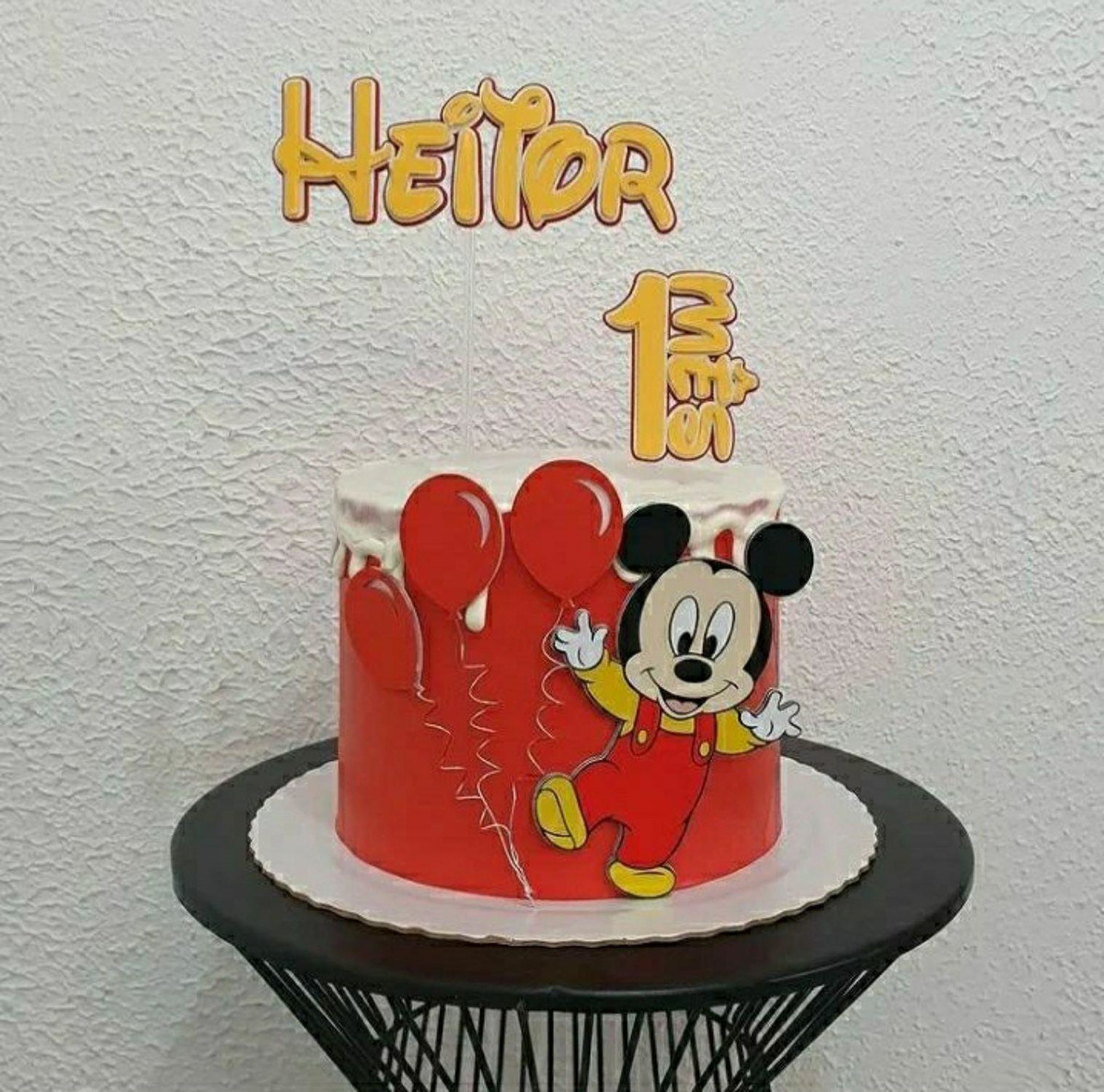 Arquivo de Corte Topo de Bolo Mickey Baby Studio
