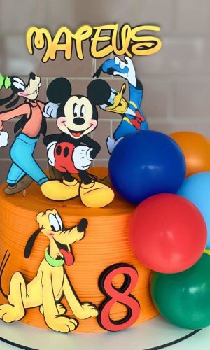 Arquivo de Corte Topo de Bolo Mickey em Camadas 959