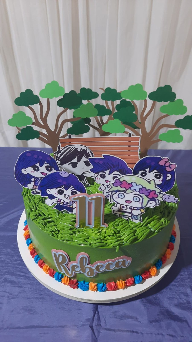 Arquivo de Corte Topo de Bolo Omori - Imagem 2
