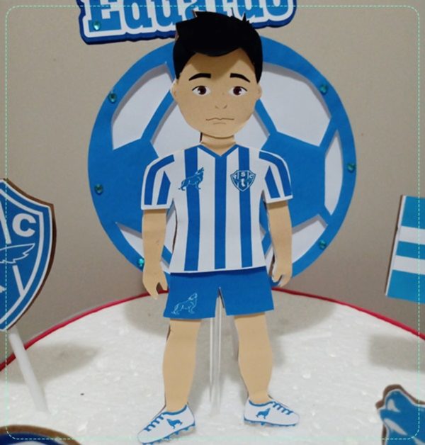 Arquivo De Corte "topo De Bolo Paysandu 05" - Imagem 3