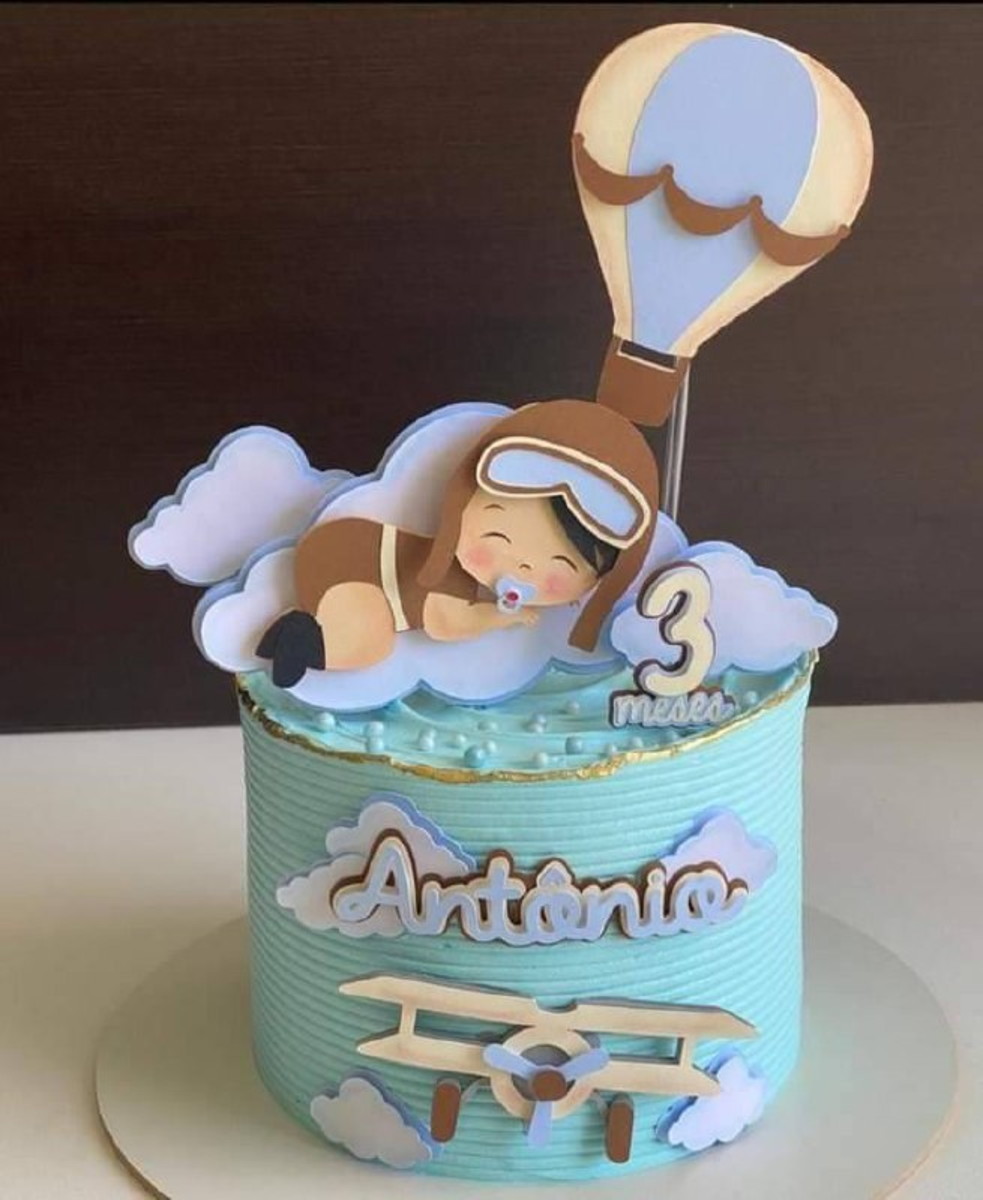 Arquivo de corte topo aviador baby