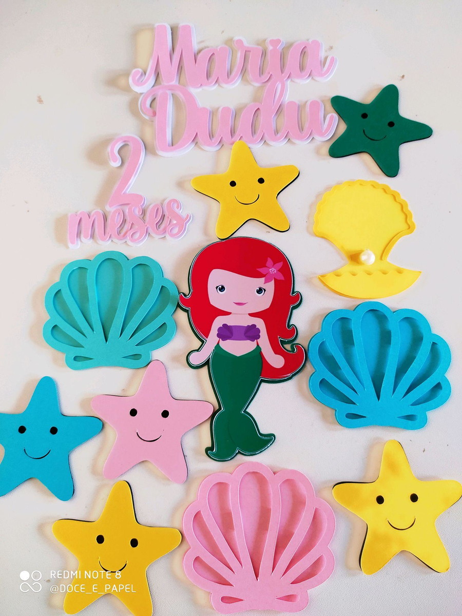 Arquivo de corte topo sereia cute+brinde
