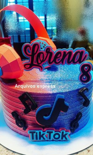Arquivo de Corte Topo Tiktok Fone 3d