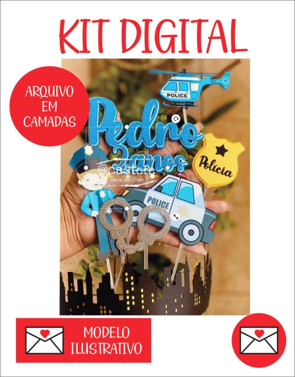 Arquivo de Topo Policial Menino 001 - Imagem 2