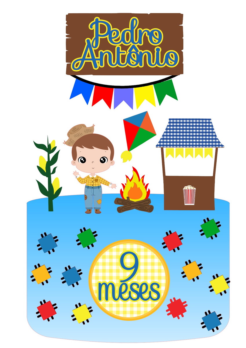 Arquivo Digital Arraia Mêsversário Menino