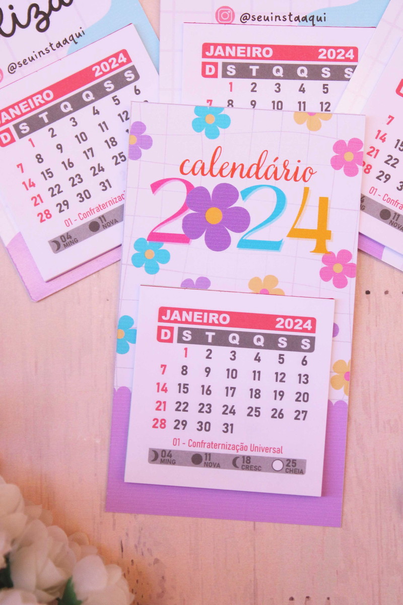 Arquivo Digital Calendário de Geladeira 2024 - Imagem 3