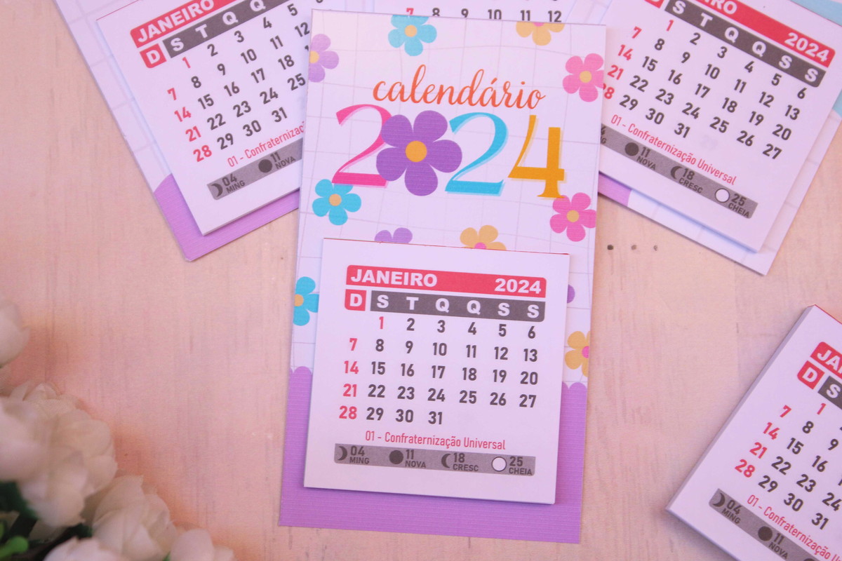 Arquivo Digital Calendário de Geladeira 2024