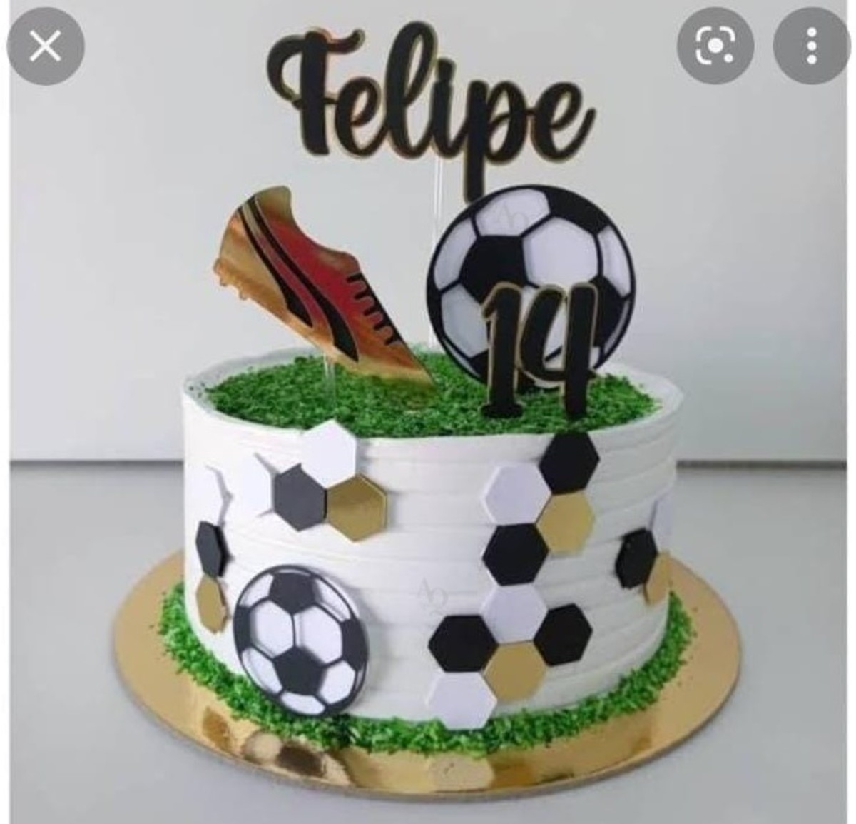 Arquivo Digital Topo de Bolo Futebol