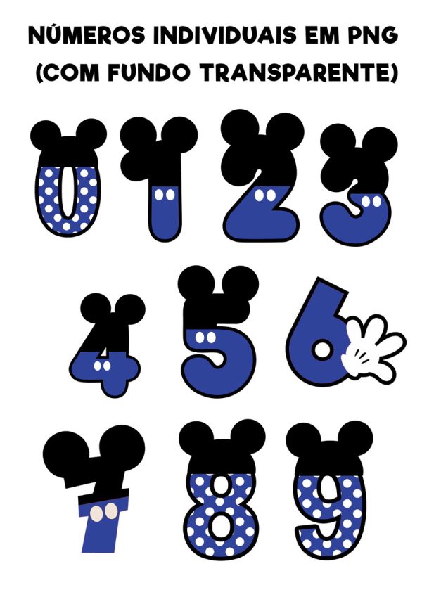 Arquivo digital Topo de bolo Mickey Baby #1 PDF/JPG - Imagem 3