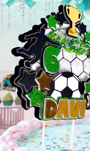 Arquivo em pdf Topo de Bolo Copa do Mundo Futebol Brasil