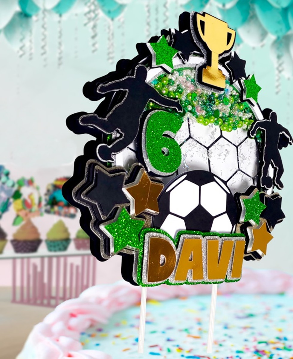Arquivo em pdf Topo de Bolo Copa do Mundo Futebol Brasil