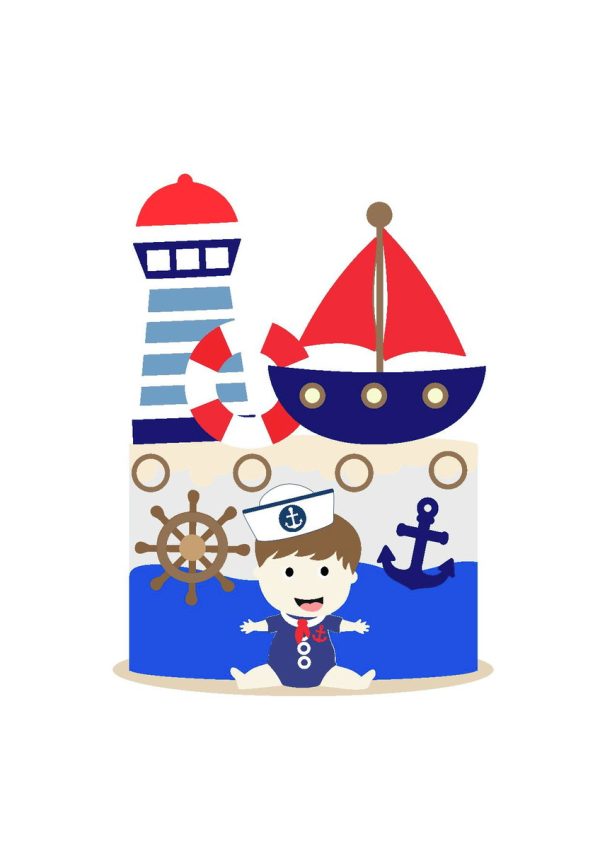 Arquivo Topo D Bolo Marinheiro Baby
