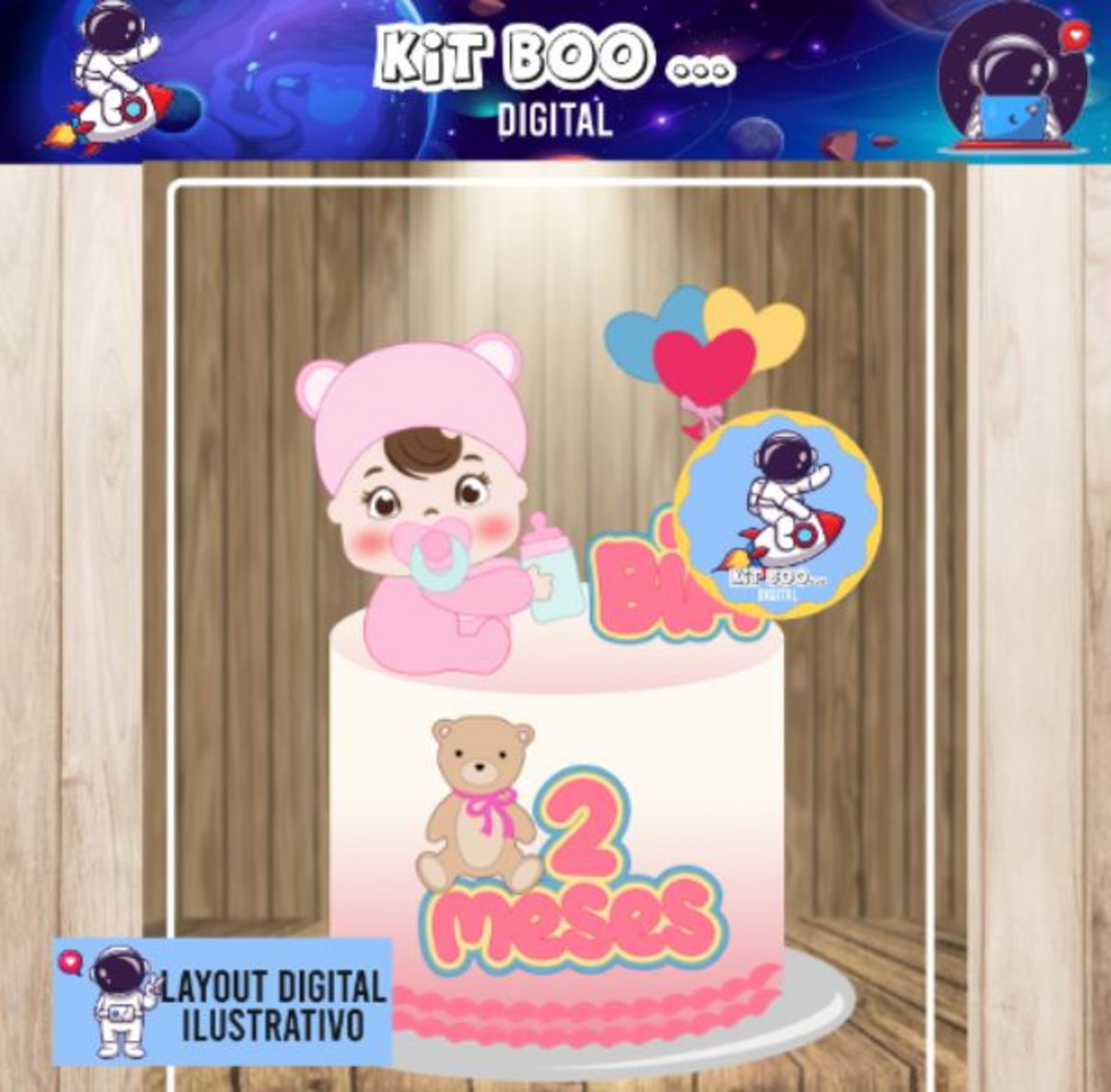 Arquivo Topo de Bolo - Baby Girl