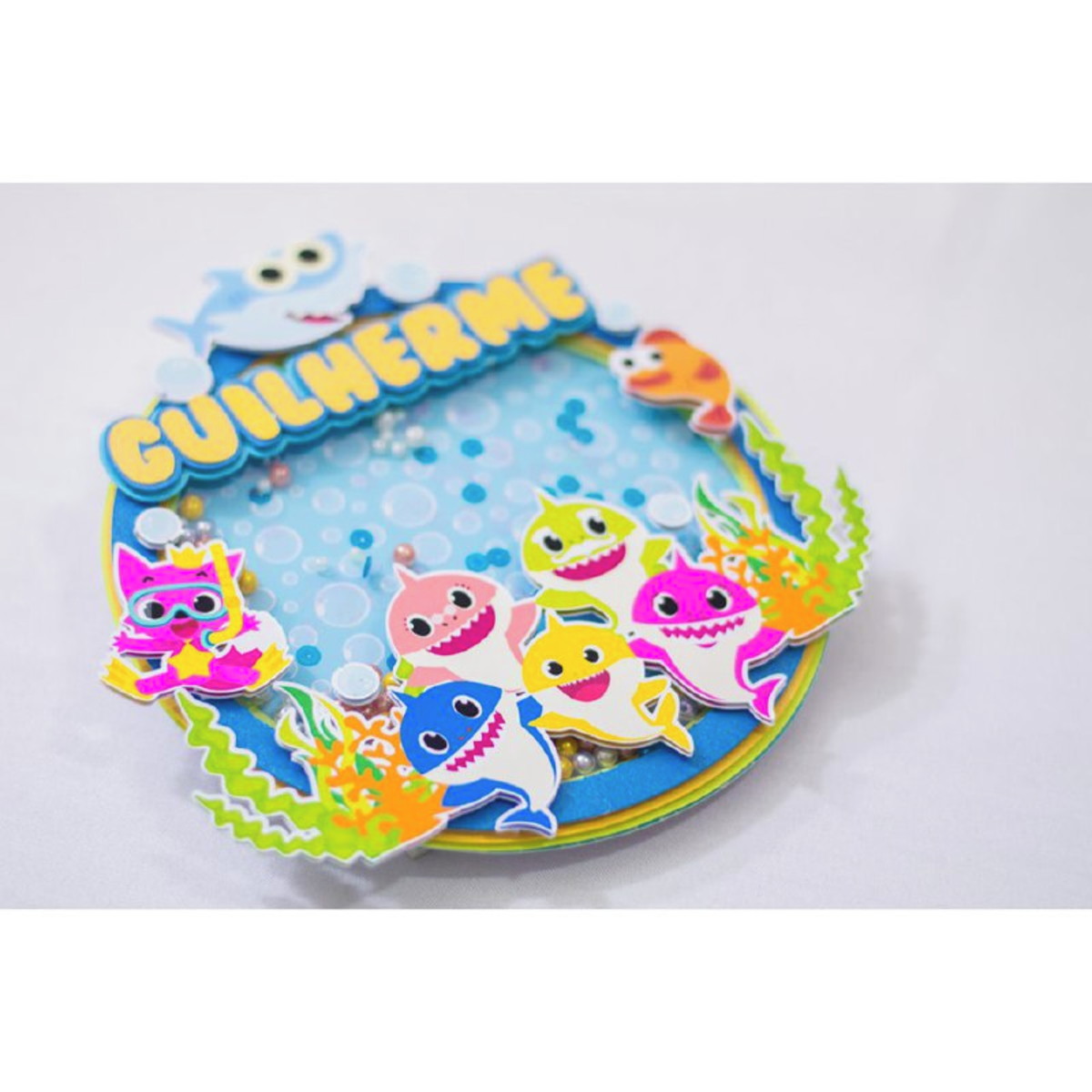 Arquivo topo de bolo baby shark 3