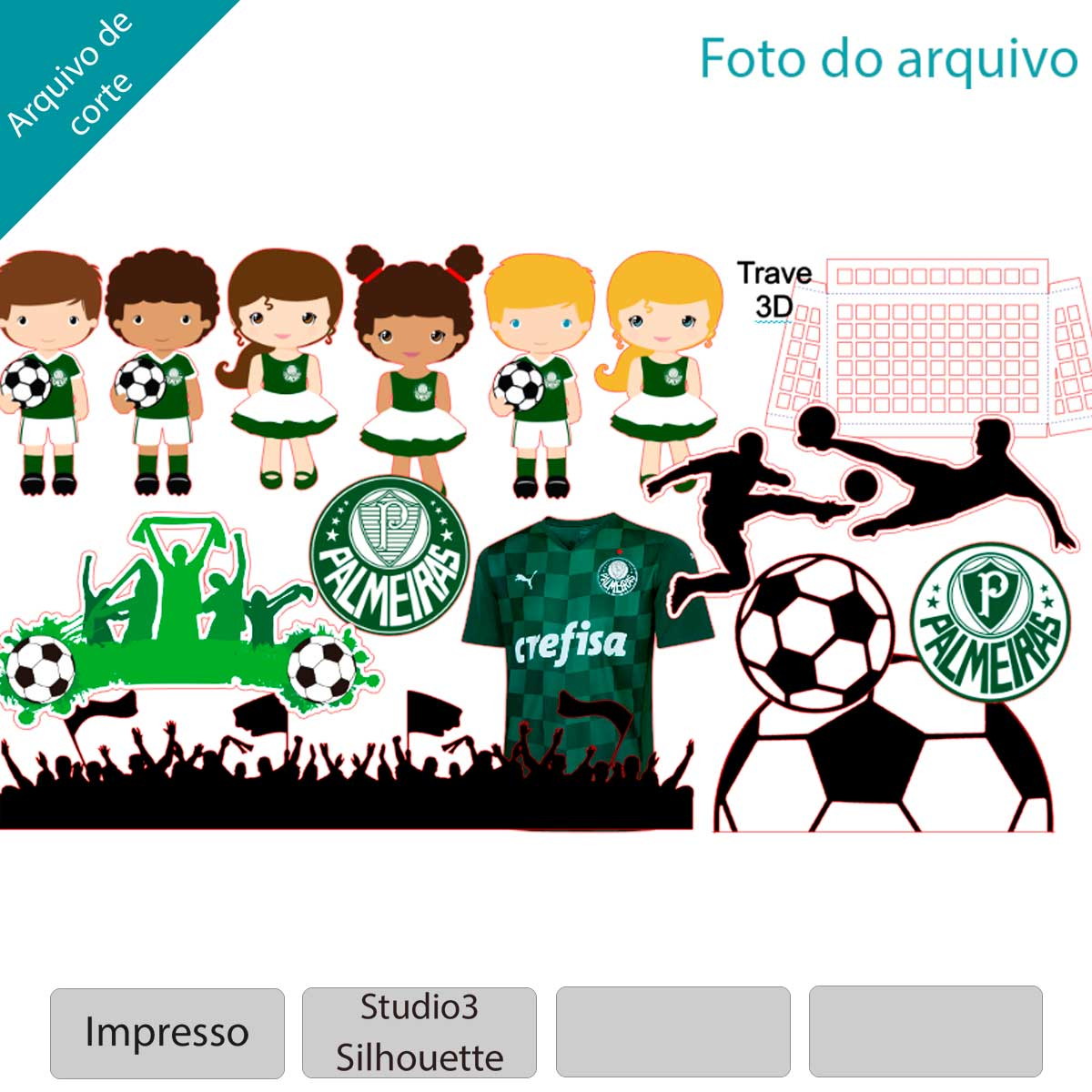 ARQUIVO Topo de bolo Palmeira s +1 tema da loja