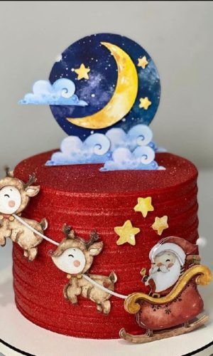 Arquivo de Corte Topo de Natal Aquarela 02