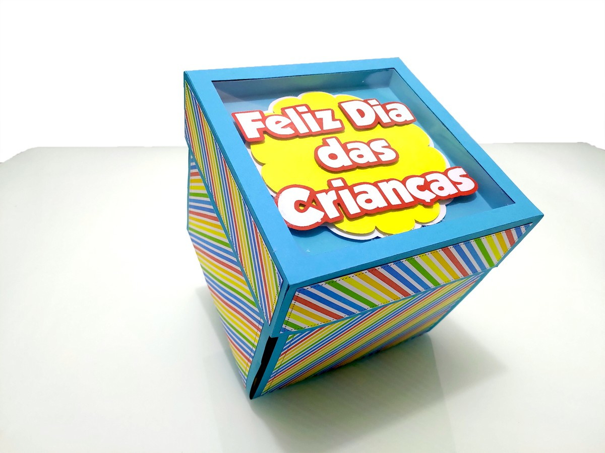 Arquivos de corte caixa dia das crianças - Imagem 2