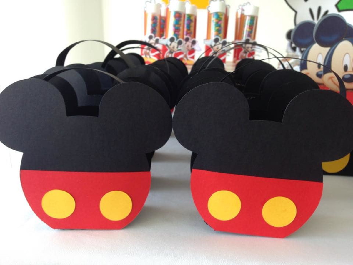 Arquivo de corte sacola Mickey Mouse