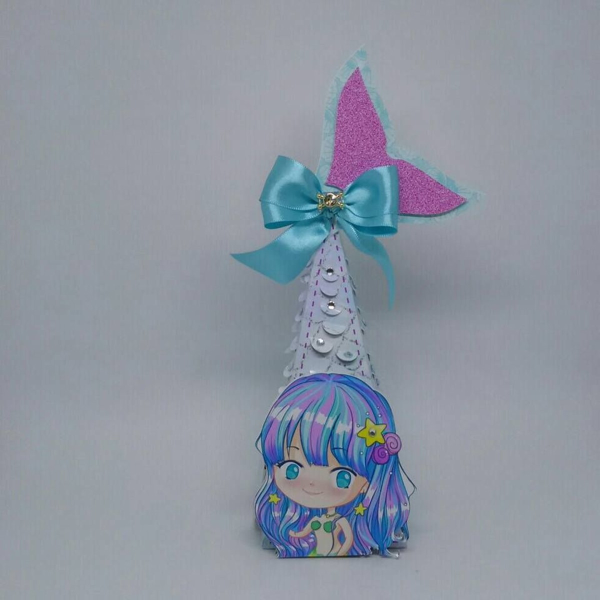 Arquivos de corte para silhouette Sereia Cute - Imagem 3
