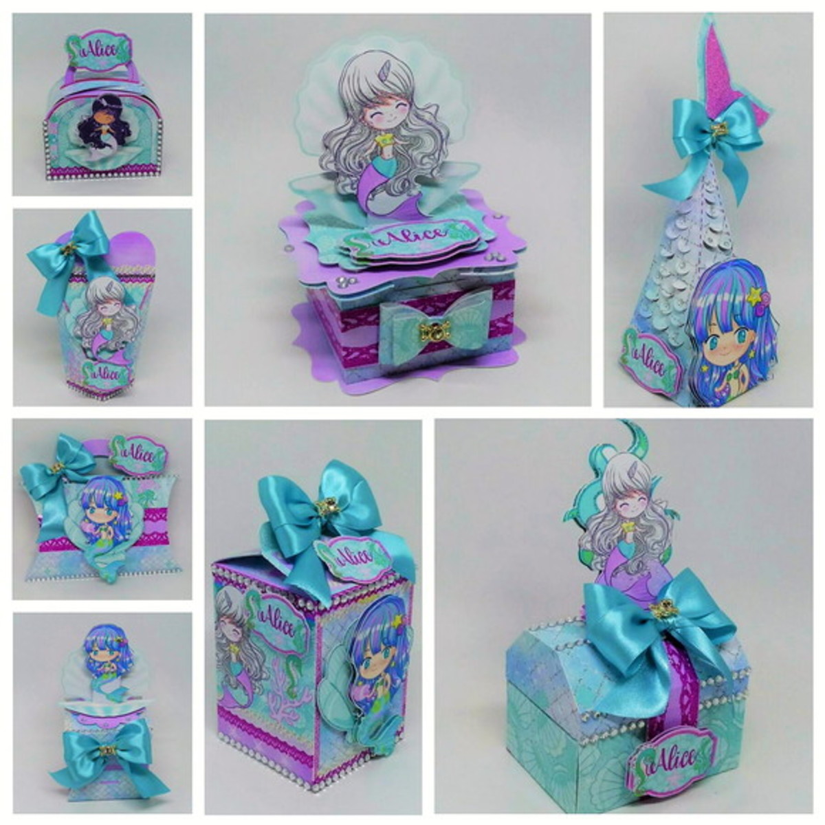 Arquivos de corte para silhouette Sereia Cute