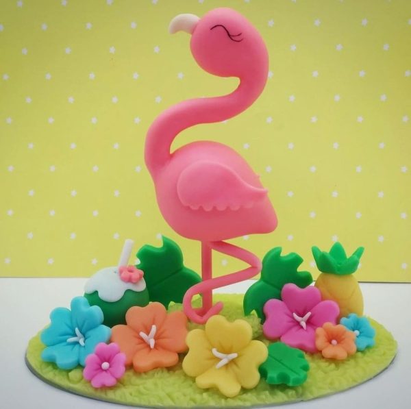 Flamingo - Topo de Bolo