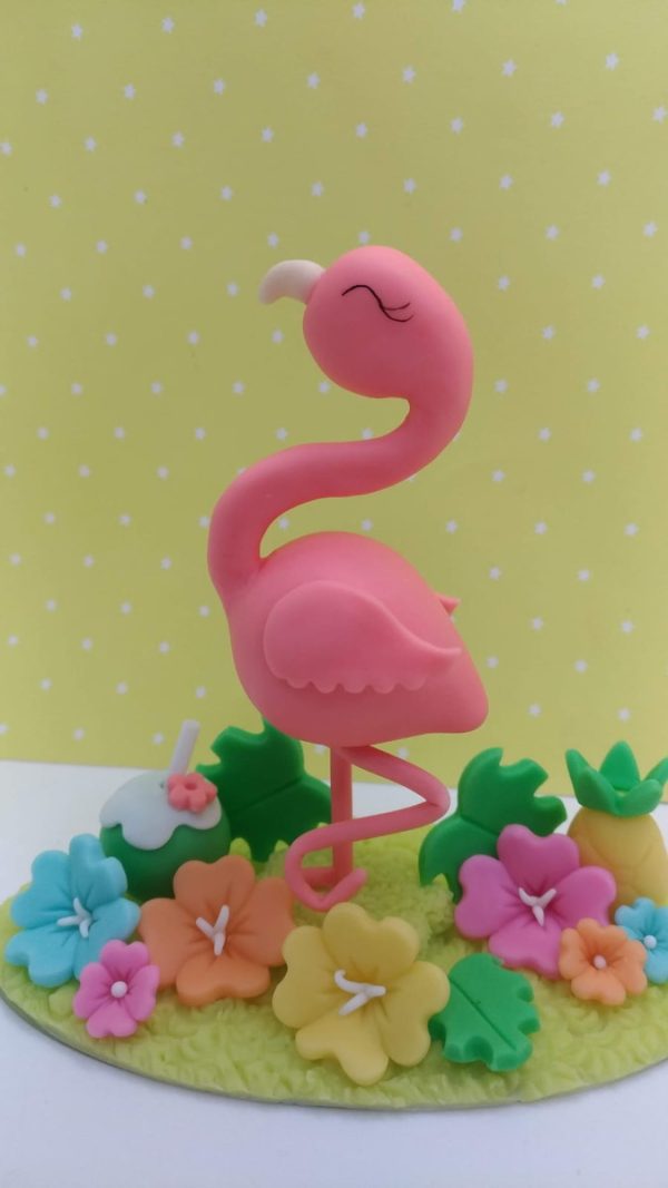 Flamingo - Topo de Bolo - Imagem 2