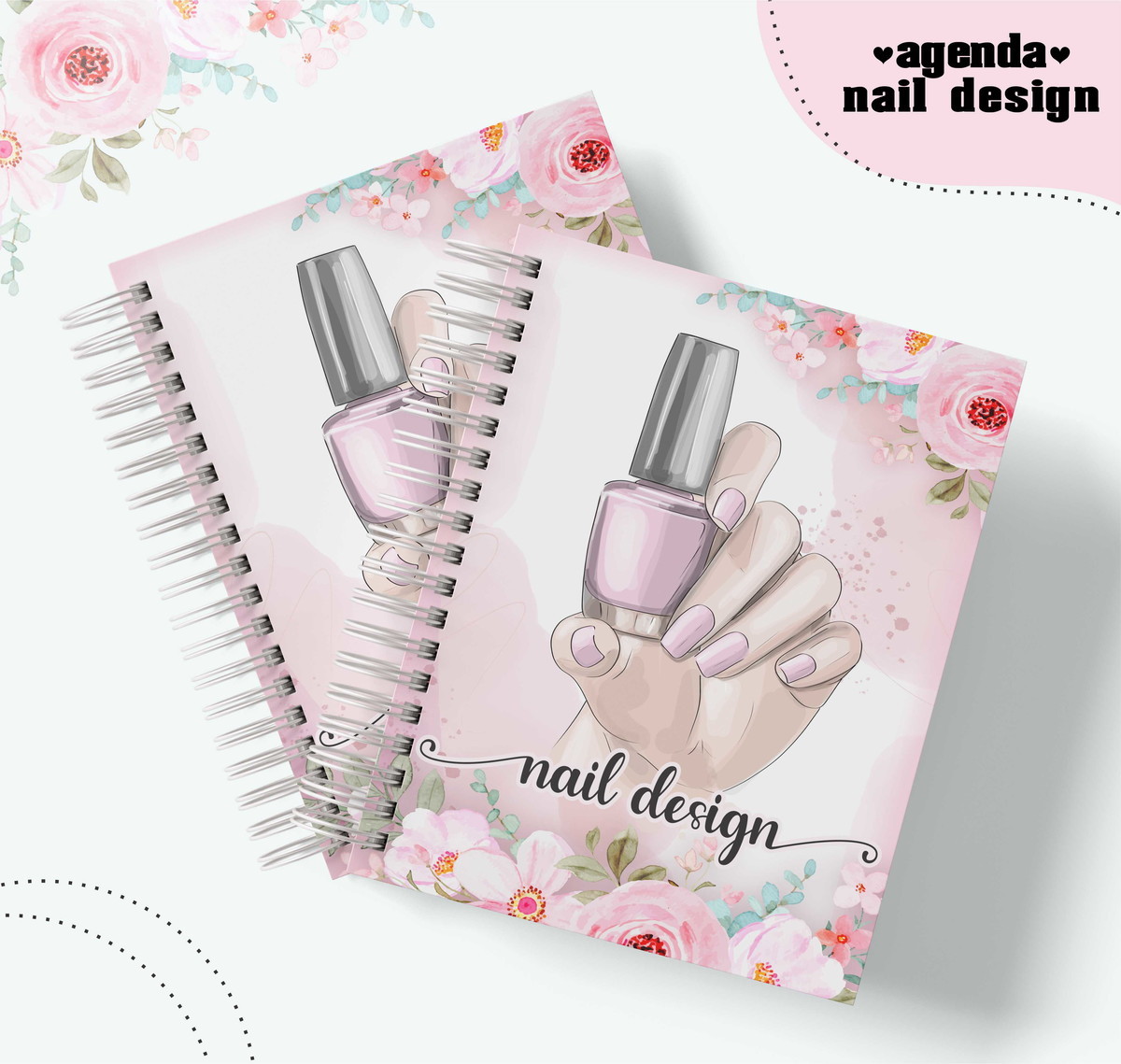 M400- Arquivo Digital -Agenda Permanente NAIL DESIGN -A5