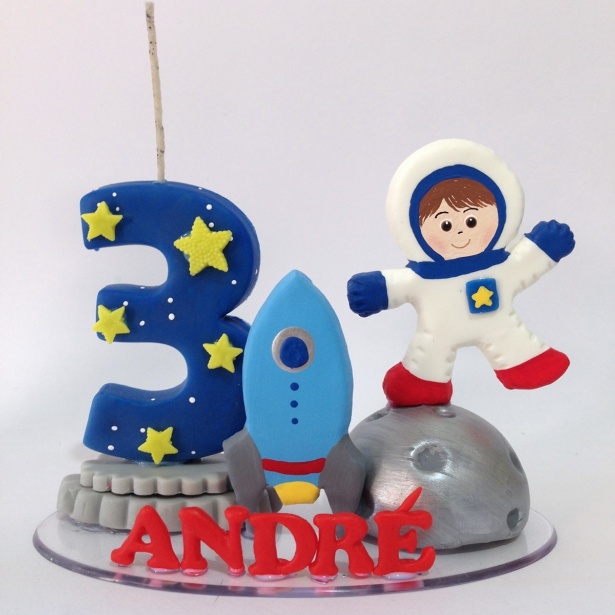 Topo De Bolo Astronauta - Imagem 4