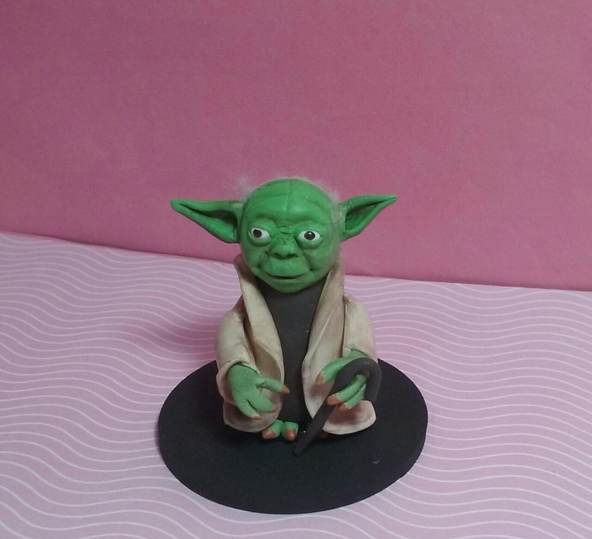 Topo de bolo do Mestre Yoda