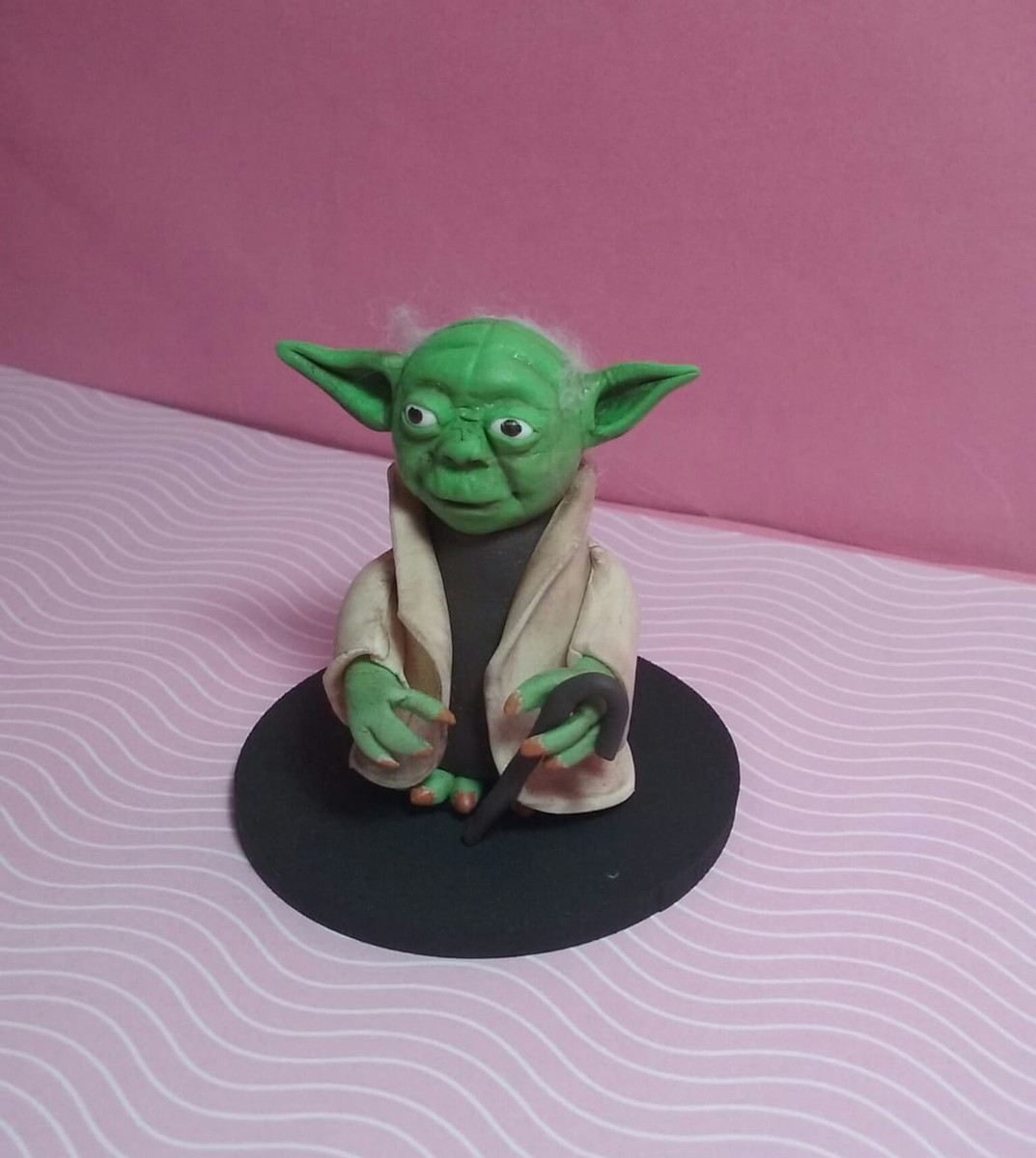 Topo de bolo do Mestre Yoda - Imagem 2