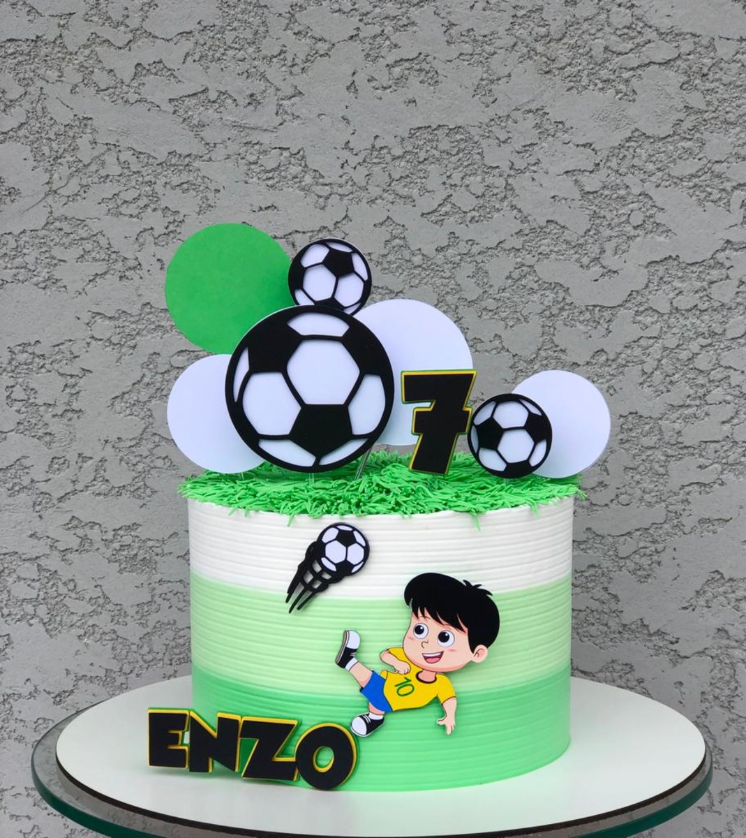 Arquivo de Corte Topo de Bolo Futebol 11