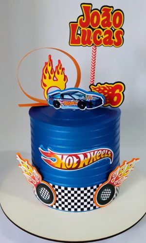 Topo De Bolo Hotwheels