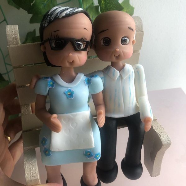 Topo de Bolo Idosos - Imagem 2