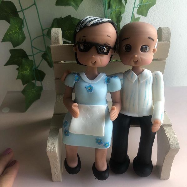 Topo de Bolo Idosos - Imagem 3