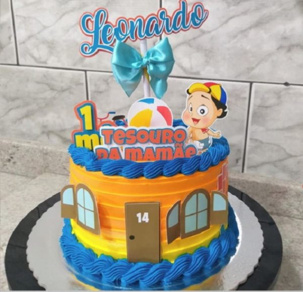 Topo de Bolo Kiko Bebe + 4 Arquivos a Sua Escolha