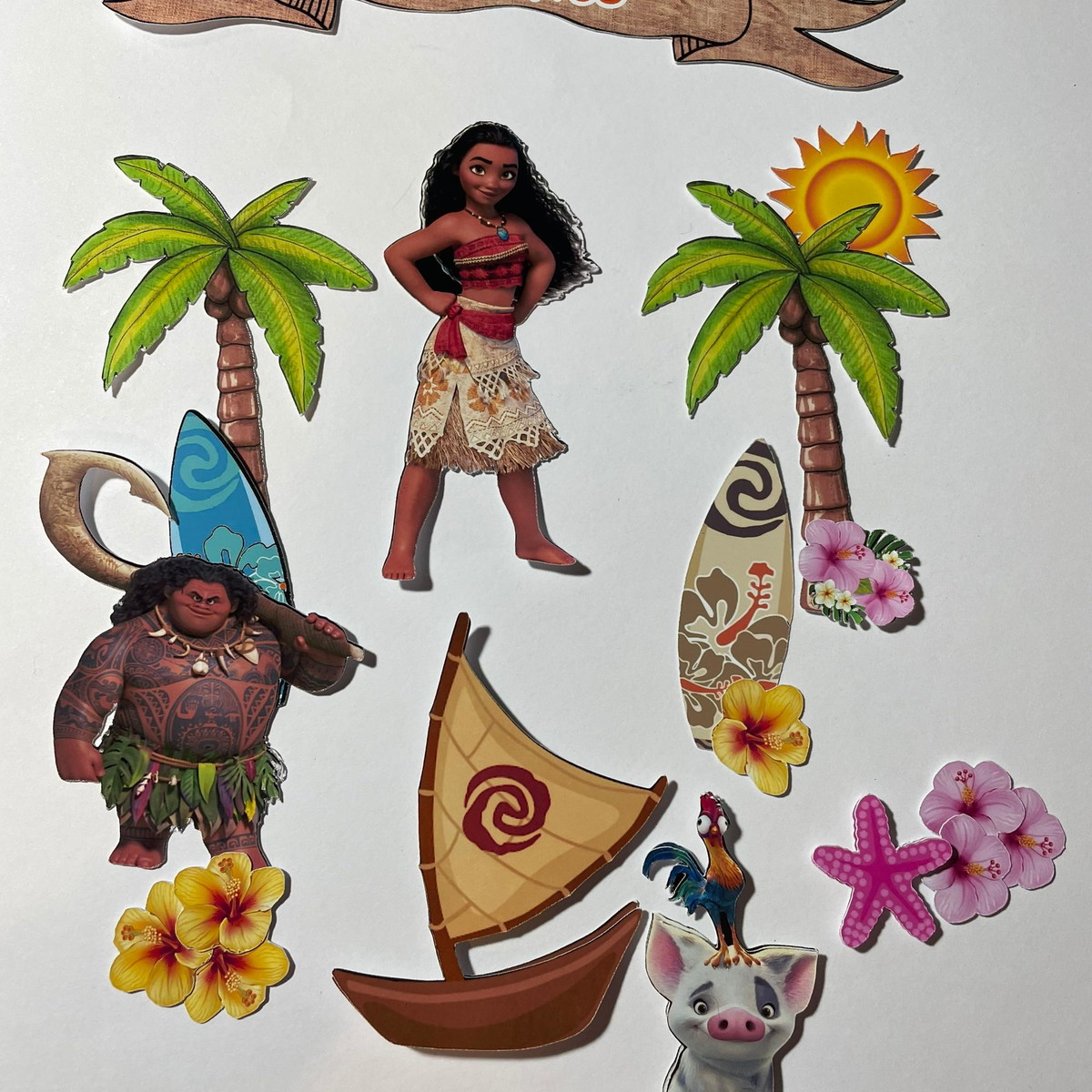 Topo de Bolo Moana